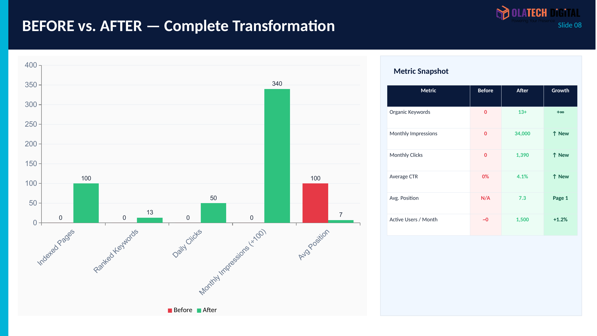 Lions Charitable Hospital (SEO) Performance Report