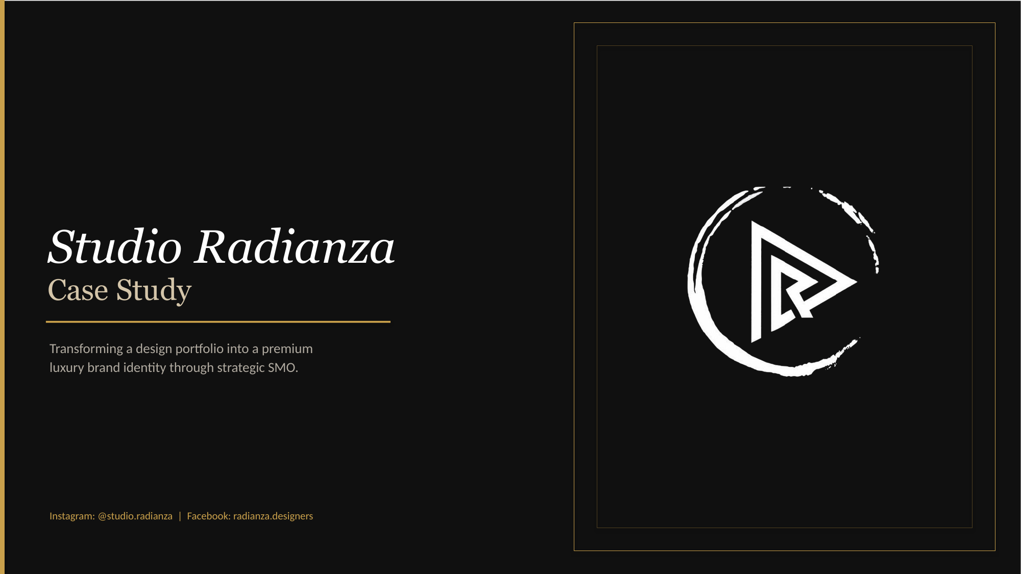 Studio Radianza Hero Slide