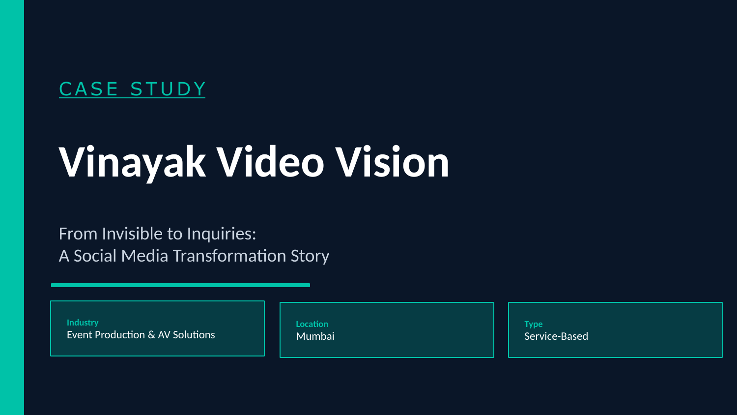 Vinayak Video Vision Hero Slide